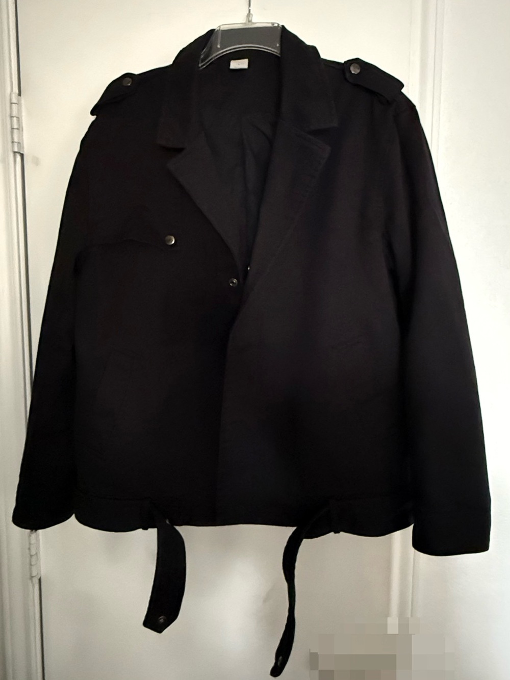 Standard Issue NYC Black Military-Style Field Jacket L